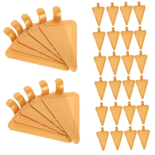 SOLUSTRE Plastic Cake Boards 100pcs Thicken Cake Bases with Handles Perfect for Wedding Birthday Party Diy Decorations