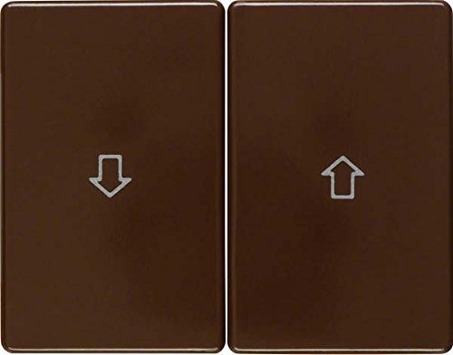 Preisvergleich Produktbild Hager ARSYS Doppel Taste mit Pfeilen Plastico Marron