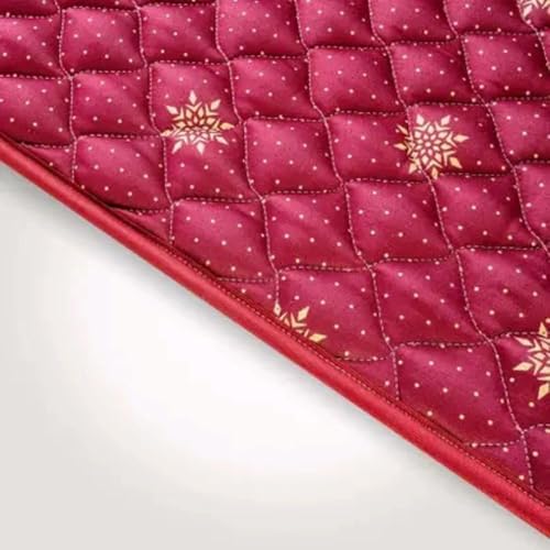 Image of Slim Foldable PU Foam 1 Inch Single Size Mattress (72X36X1 Inches,Maroon)