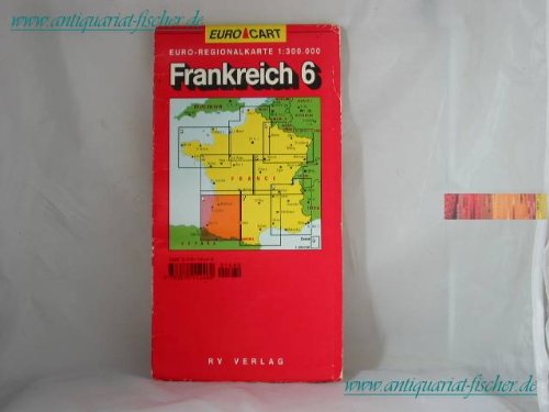 Frankreich 6. Südfranzösische Atlantikküste, Aquitaine, Pyrenees 1 : 300 000. RV Euro Cart. (GeoCenter Euro Map)
