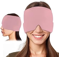 DENMYRA Migraine Ice Head Wrap,Headache Relief Hat&Migraine Cap Cold Compress,Migraine Relief Cap For Headache Eyes Mask For Puffy Eyes,Tension,Sinus&Stress Relief