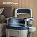 GFRSWEQY Bedside Commode Toilet Drop Proof Odour Resistant Portable Potty Chair Commode Toilet for Elderly Bedroom