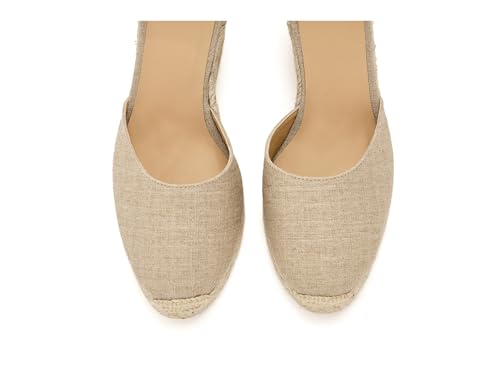 Image of Castaner | Espadrille with Wedge Carina Made in Canvas 7 cm | Woman