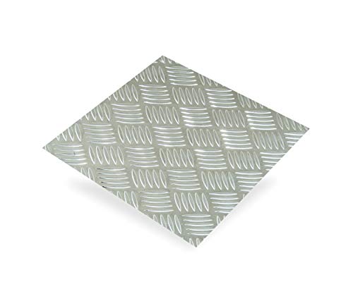 CQFD Aluminiumblech aus Rohholz, 1,5 mm, 500 x 500 mm