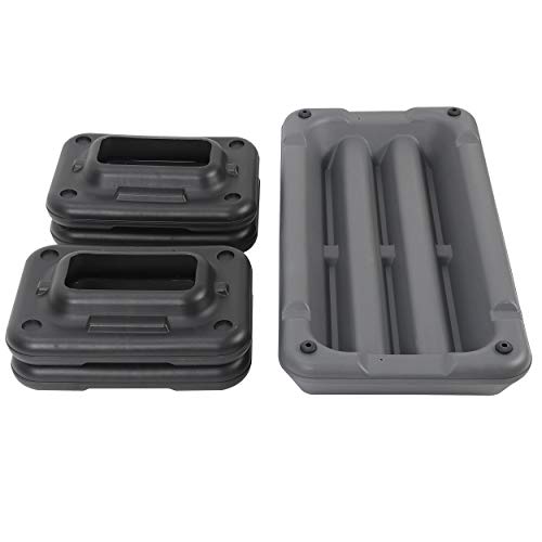 ZENY 28.5'' Aerobic Stepper Platform Aerobics Trainer Adjustable Exercise Fitness Workout Stepper Adjust 4