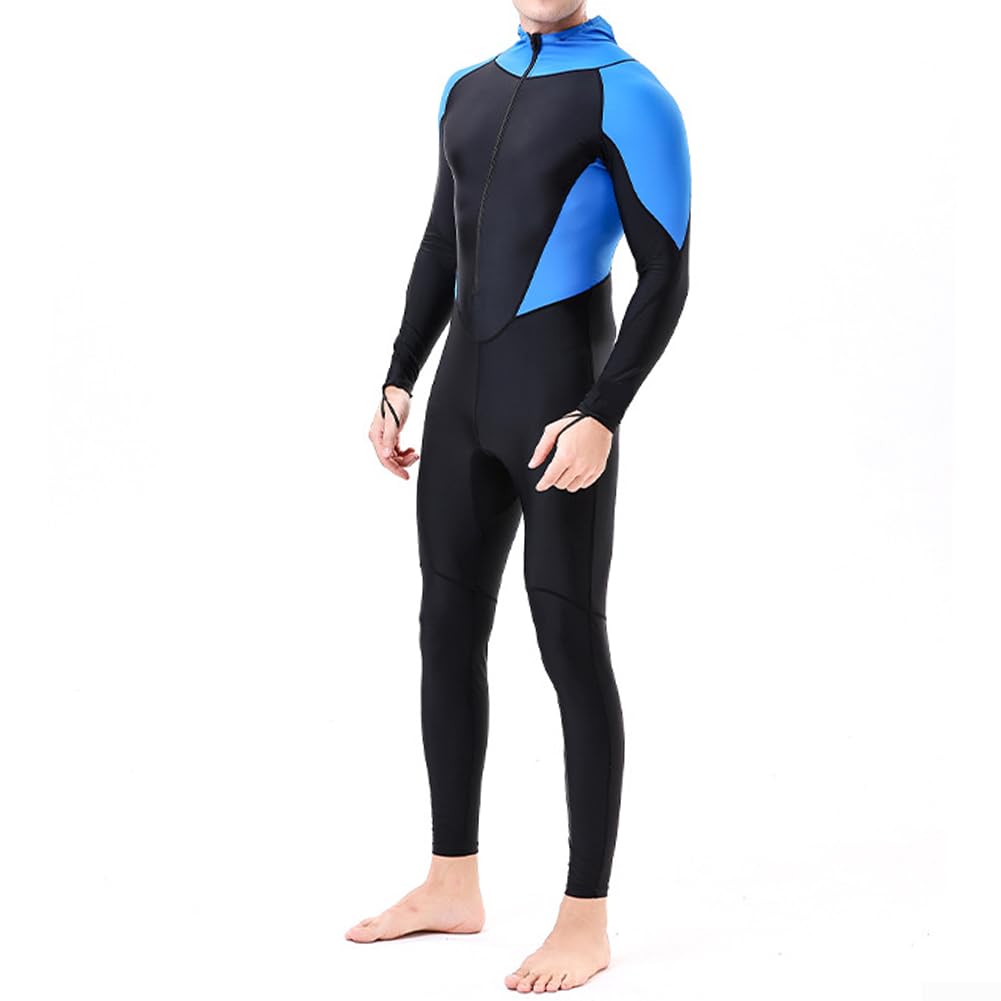 Muta da uomo con cappuccio da 0,5 mm, per snorkeling, surf, nuoto, ad asciugatura rapida, in nylon e spandex, con protezione solare, attrezzatura per sport acquatici