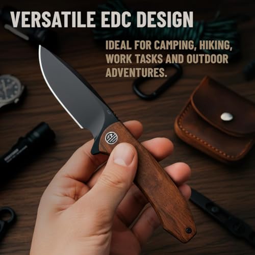 Image of GOOD WORKER High-End Folding Pocket Knife - Smooth Ball Bearing Pivot - Elegant Gift-Ready EDC Knife with Deep Carry Clip, Legal in All States - Gifts for Men 6700 NEW 2026
