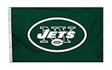 NFL New York Jets Logo Flag with Grommets, 3 x 5-Foot