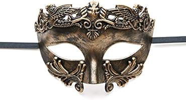 BAWASEEHI Masquerade Mask for Men- Roman Greek Mythological Ventian Mask Halloween Cosplay Mardi Gras