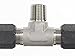 Brennan Industries C2601-04-04-04-FG Forged Steel Tee Flareless Bite Type Fitting, 1/4" Bite Type Tube x 1/4" Bite Type Tube x 1/4"-18 Male NPTF