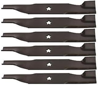 (6 Pack) Aftermarket Premium Replacement XHT Lawn Mower Deck Blade High Lift fits Husqvarna 532 18 00-54 | 16-3/4