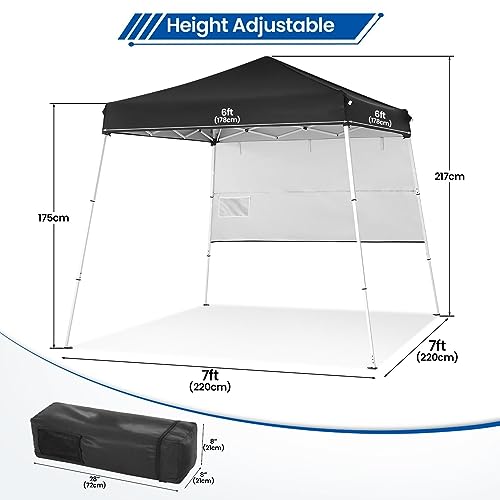 Image of HOTEEL 10x20 Pop Up Canopy Tent Heavy Duty, Commercial Outdoor Canopy Tents for Parties Event Wedding, Party Tent All Season Wind UV 50+ & Waterproof Gazebo with Roller Bag, Thickened Legs
