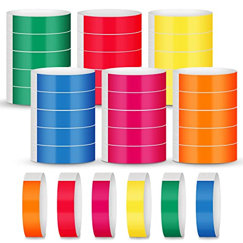 600 Stück Einlassbänder, Wasserdicht Event Eintrittsbänder: Eintrittsbänder Partybänder Partybändchen Einlassbänder Securebänder, für Club Party Festival Wasserpark Cover