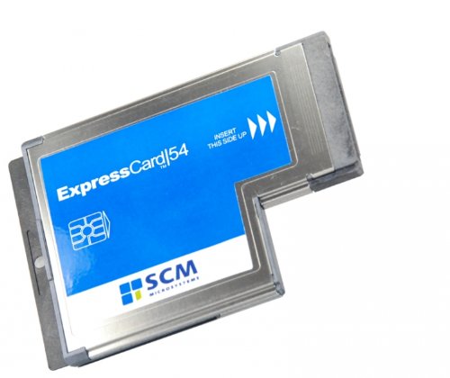 SCR3340 - SCM ExpressCard 54 Leser für Smart Cards Cover