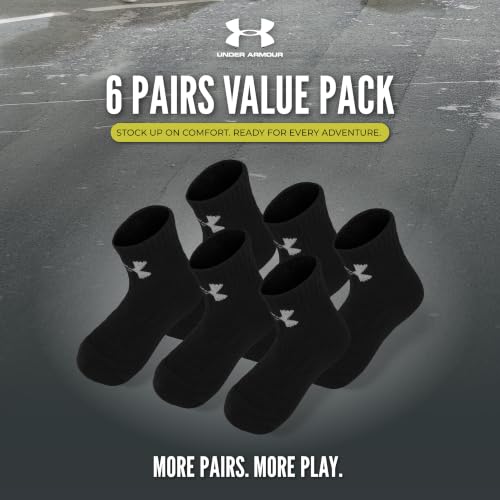 Image of Under Armour boys Multi Pack Quarter Sock
