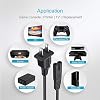 Power Cord for TCL Roku TV - 6FT Power Cord for TCL Roku Smart LED LCD HD TV 24 32 40 42 43 48 50 55 60 65 75 85 Inch TV 2Prong Power Cord Wire Cable Replacement [UL Listed]