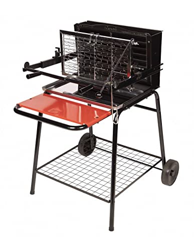 Somagic Barbecue à Charbon Vertical Retournement Grille, Gris JBQ1305006