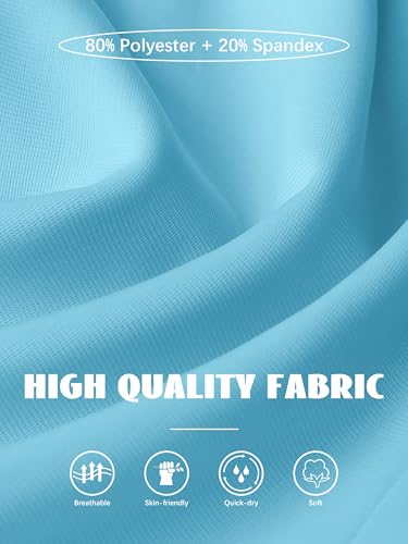 Image of Aikuco 4 Packs Girls Athletic Shorts Toddler Soccer Running Active Dolphin Dry-Fit Kids Gym Workout Performance Shorts