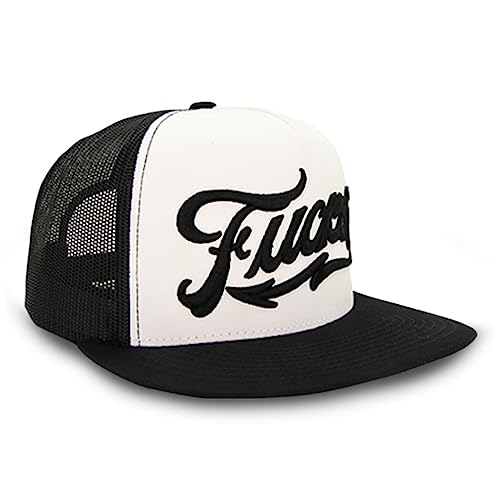 Gorra Trucker 5-Panel Blanco/Negro Ajustable miniatura 2