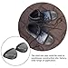1 Pair Steel Toe Guards for Work Shoes: Steel Toe Work Shoes Cover Safety Shoe Toe Caps For Men Women(suit for 7 US Size)
