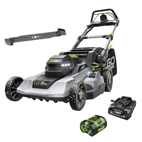 EGO Power+ 21-Inch Electric Lawn Mower, Self-Propelled Cordless, Includes 56V 6.0Ah Battery
