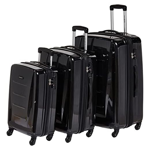 Samsonite Winfield 2 Hardside Expandable Luggage with Spinner Wheels, Brushed Anthracite, 3-Piece Set (20/24/28)