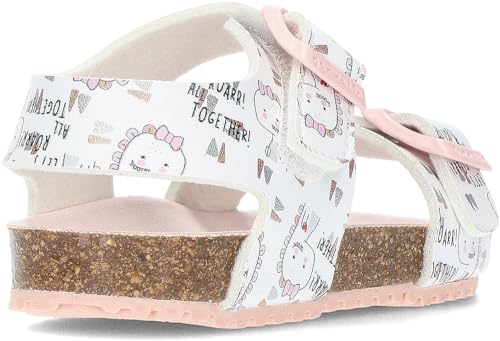 Sandale Garvalin 242453 nu-pieds fille cuir ajustable