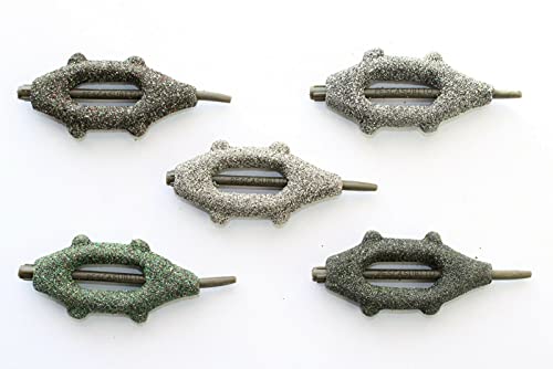 5 Piombi 50Gr Method Carpfishing Sabbiati Pesca