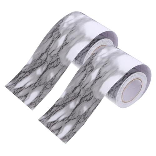 LALAFINA 2rollos Moldura De Rodapié Autoadhesiva Para Encimeras y Paredes Diseño De Mármol