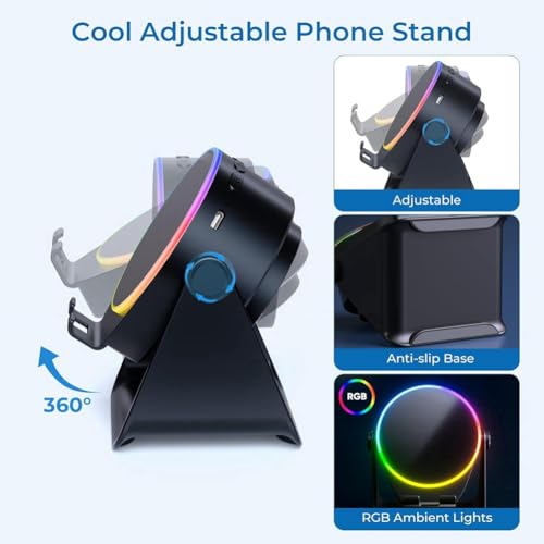 Haut-parleur Bluetooth avec son stéréo immersif et lumière RVB active