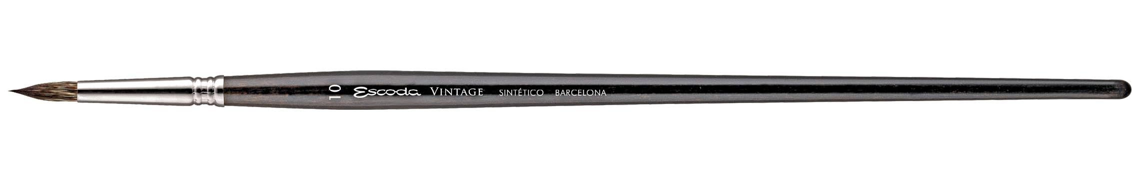 Escoda Vintage Series Professional Artist - Juego de pinceles de aceite y acrílico, fibra sintética, juego de 4 piezas