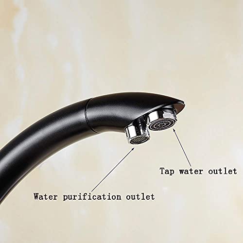 Robinet de cuisine d'eau potable pour évier moderne à bec pivotant - 6