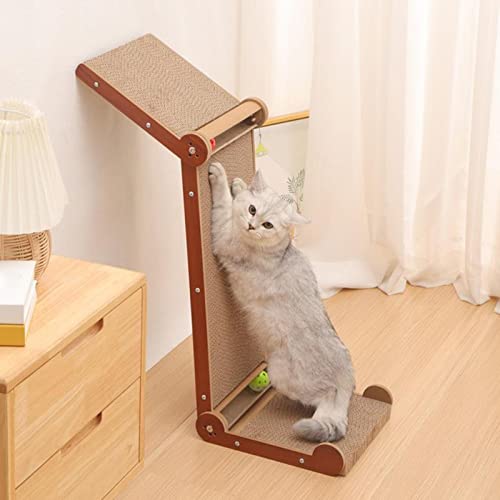 Planche à gratter pour chat ondulée protégeant vos meubles et tapis de salon
