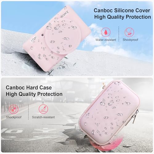 Funda rígida para cámara Sony ZV-1 color Rosado miniatura 4