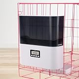 Starshine 自動給餌器 猫 犬 定時定量 ケージ取付タイプ 自動餌やり機 小型犬 猫用 3L容量 1日5食 2WAY給電 定時定量 手動給餌可 お手入れ簡単