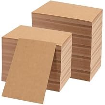 300 Sheets 4 x 6 Inch Brown Craft Cardstock, 250gsm Blank Index Cards Kraft Cardstock for Invitations, Menus, Crafts, DIY Cards, Gift Tags