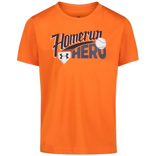 Image of Under Armour Boys' Short Sleeve Baseball Graphic T-Shirt, Lightweight & Breathable, Relaxed Fit