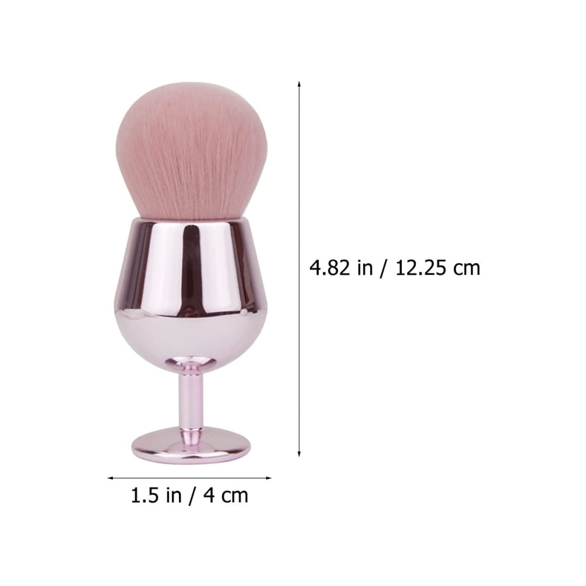 FRCOLOR 3st Rouge-pinsel Make-up-pinsel Lockerer Puderpinsel Kosmetik-make-up-pinsel Reise-gesichtsrougepinsel Kosmetikpinsel Injektionsgriff Flauschige Foundation-pinsel Damen
