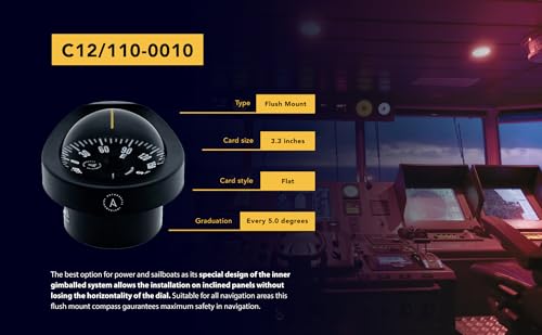 Compas Magnétique à Encastrer Autonautic contre les Pannes de Navigation - 6