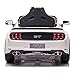 Moderno Kids Ford Mustang GT 24V Power Children Ride-On Car with R/C Parental Remote + EVA Foam Rubber Wheels + Leather Seat + Bluetooth MP3 FM Radio Music Player + LED Lights + Car Cover + Floor Mats
