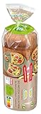 Mestemacher Bio Weizen Vollkorn Toastbrot vegan, Nutri Score A, ballaststoffreich, knusprig zum Frühstück oder für Sandwich, 17 Scheiben, 400g