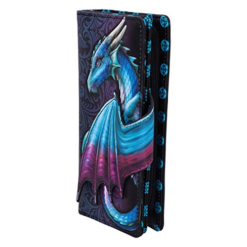 Nemesis Now Dragon Embossed Purse, Multi-Slot Wallet, Baroque Designs, Fantasy Folklore Gift, 18.5cm2
