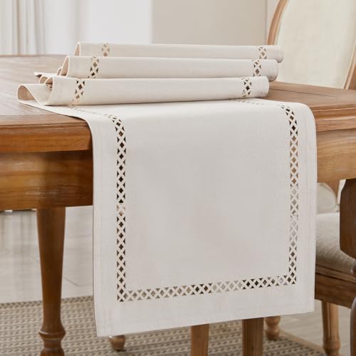 Wracra Runner da tavola in Bohémien in Stile Lino, Runner