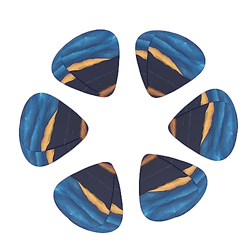Mountains Lot de 12 médiators tendance et durables dans une boîte pour ukulélé guitare électrique basse - Les Beatles, Paul McCartney, John Lennon, RIngo Starr, George Harrison Mountains Lot de 12 médiators tendance et durables dans une boîte pour ukulélé guitare électrique basse – Image 3