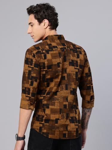 Image of Majestic Man Pure Cotton Printed Trendy & Comfortable Casual Shirt