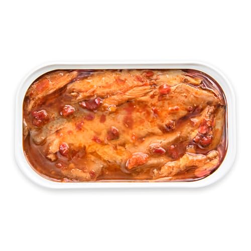 Image of King Oscar Mackerel in Sweet Thai Chili Sauce, 4.05 Ounce Can (Pack of 12), Skinless & Boneless, Wild Caught Canned Mackerel