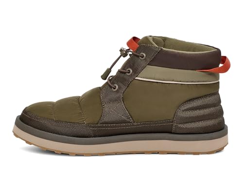 Image of Sanuk Mens Puffy Chiller Mid Boot | Easy On /Off Elastic Laces | Arch Support Insole & Lightweight Comfort for Cold Weather