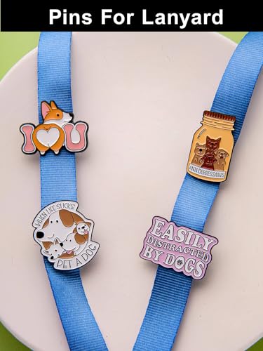 Anjulery Dog Lover's Enamel Pins Set – 12 Adorable & Funny Collectible Pins for Jackets, Bags, and Gifts – Perfect for Pet Owners and Animal Lovers - Image 6
