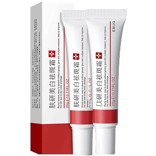 2Pcs Fuyan Whitening and Anti-Freckle Cream,Whitening Freckle Cream,Moisturizing Removes Facial Melasma Dark Spots Wrinkles Blemishes