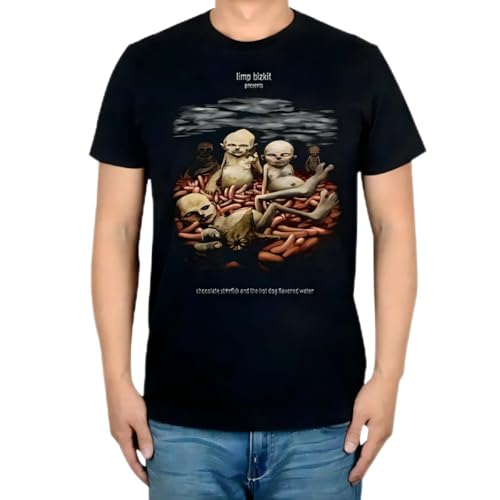 Photo de Limp-Bizkit-Rap-Metal-Chocolate-Starfish-and-Hot-Dog-Flavored-Water-Album-T-Shirt-Youth